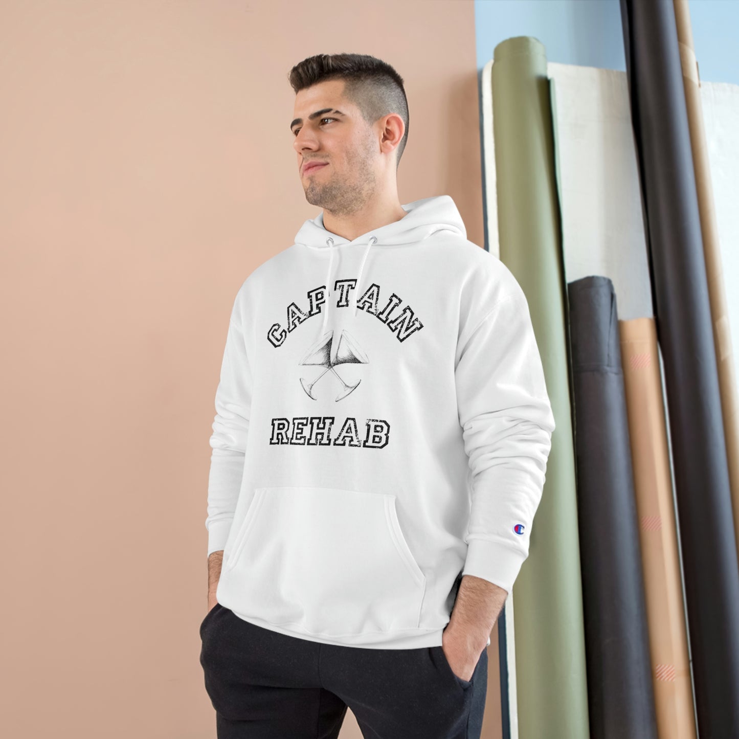 THE REAL CAPTAIN REHAB CHAMPION HOODIE