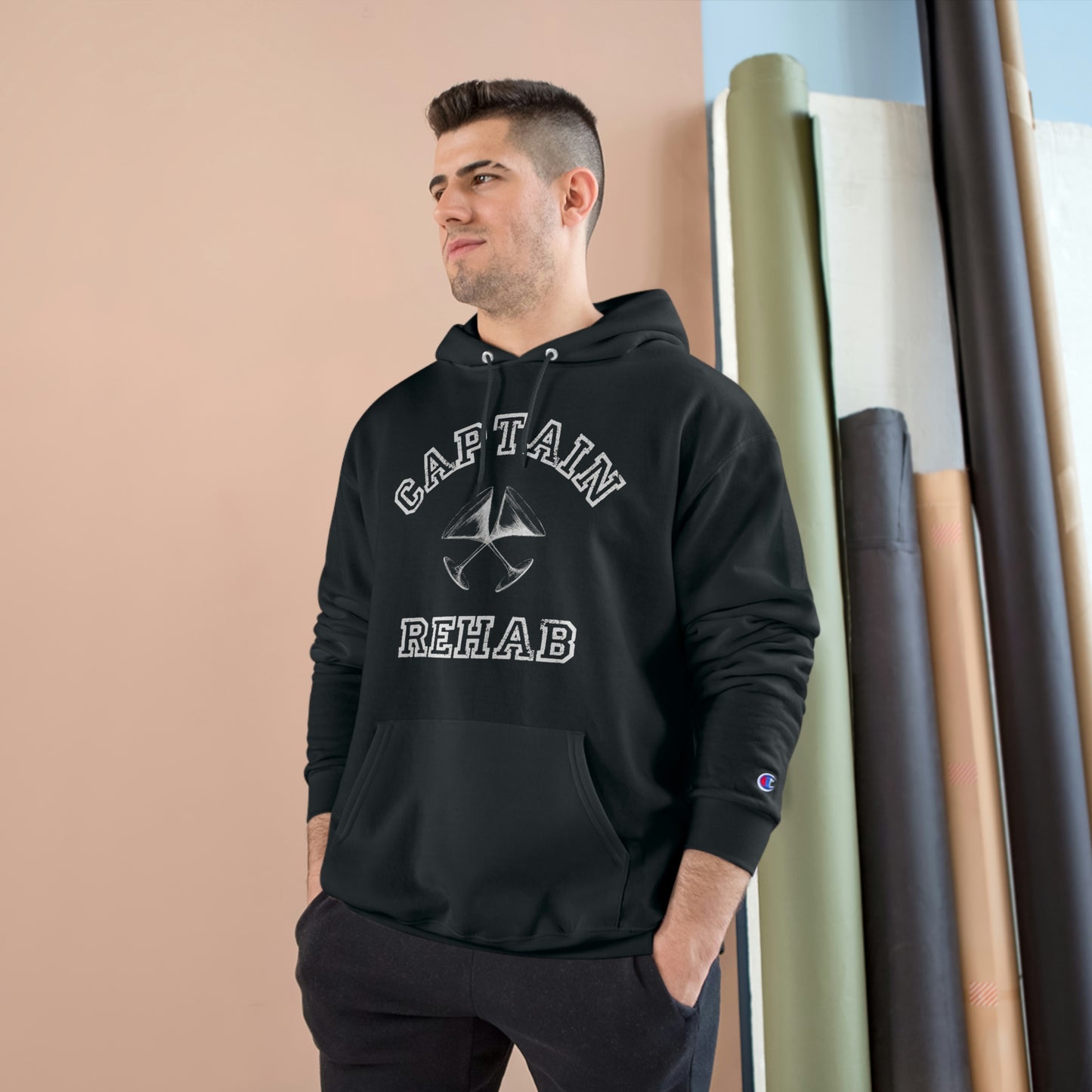 THE REAL CAPTAIN REHAB CHAMPION HOODIE