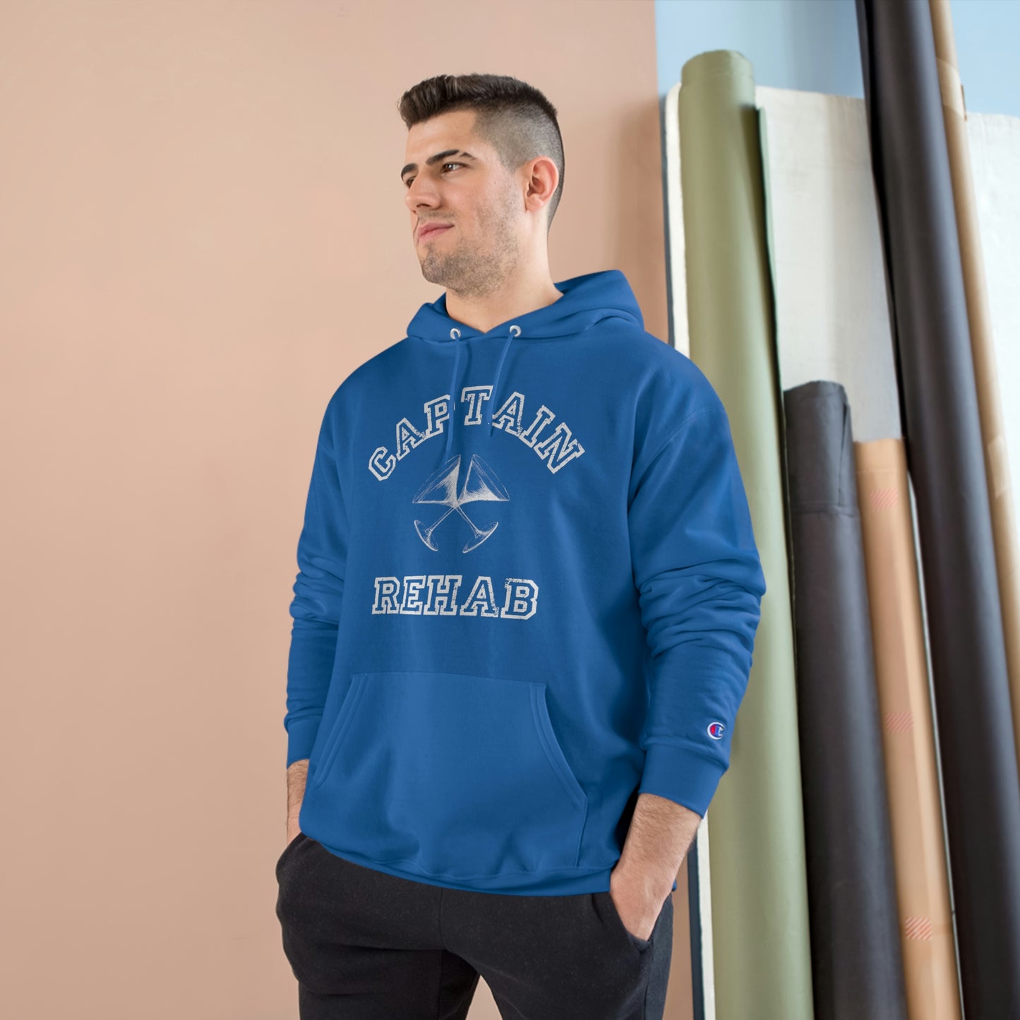 THE REAL CAPTAIN REHAB CHAMPION HOODIE