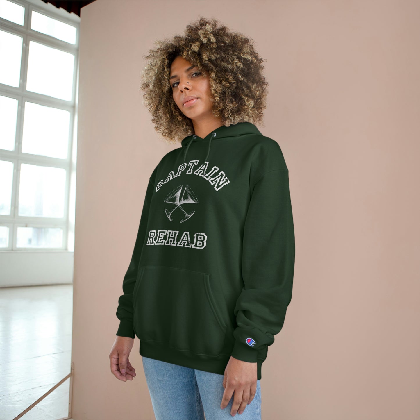 THE REAL CAPTAIN REHAB CHAMPION HOODIE