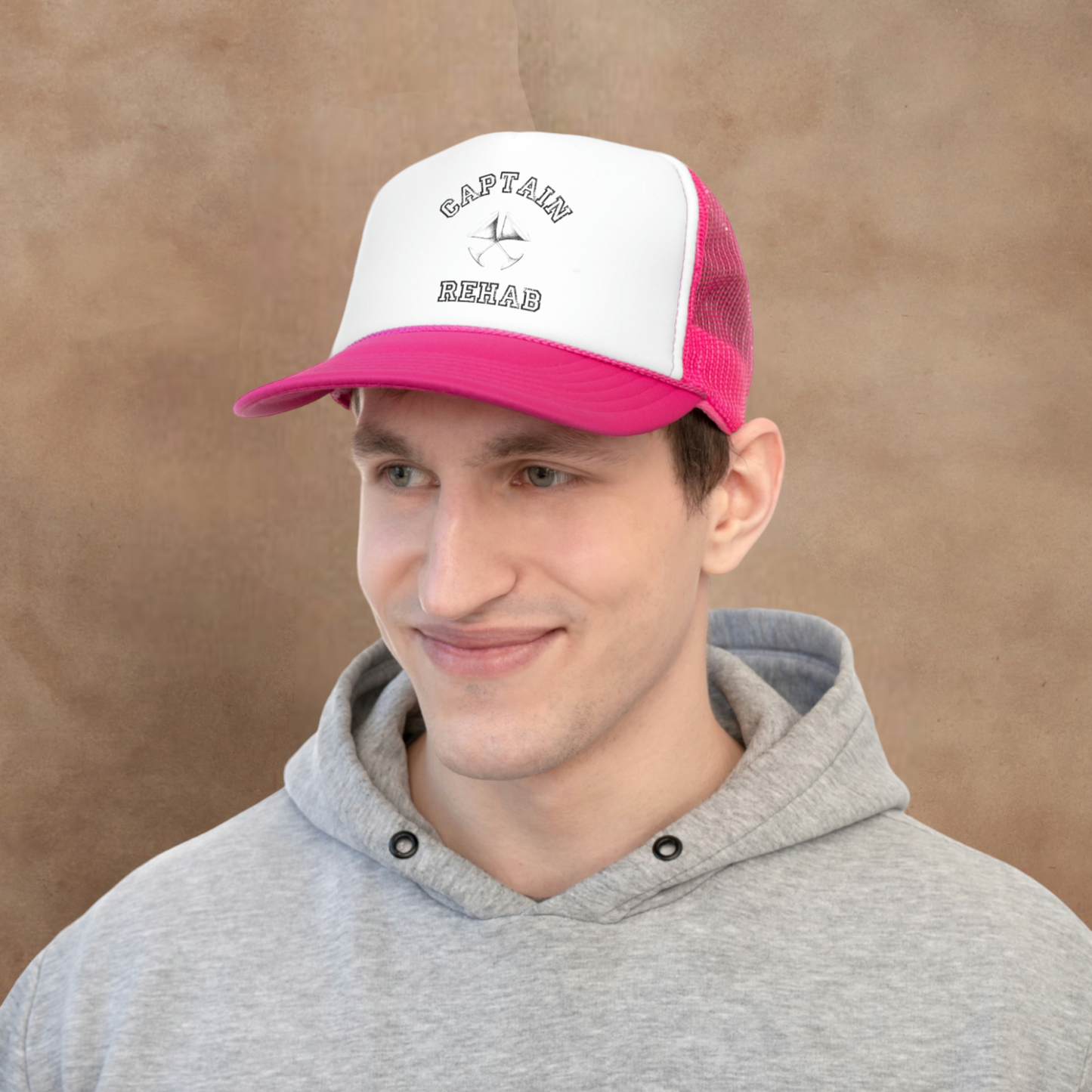 THE REAL CAPTAIN REHAB TRUCKER HAT