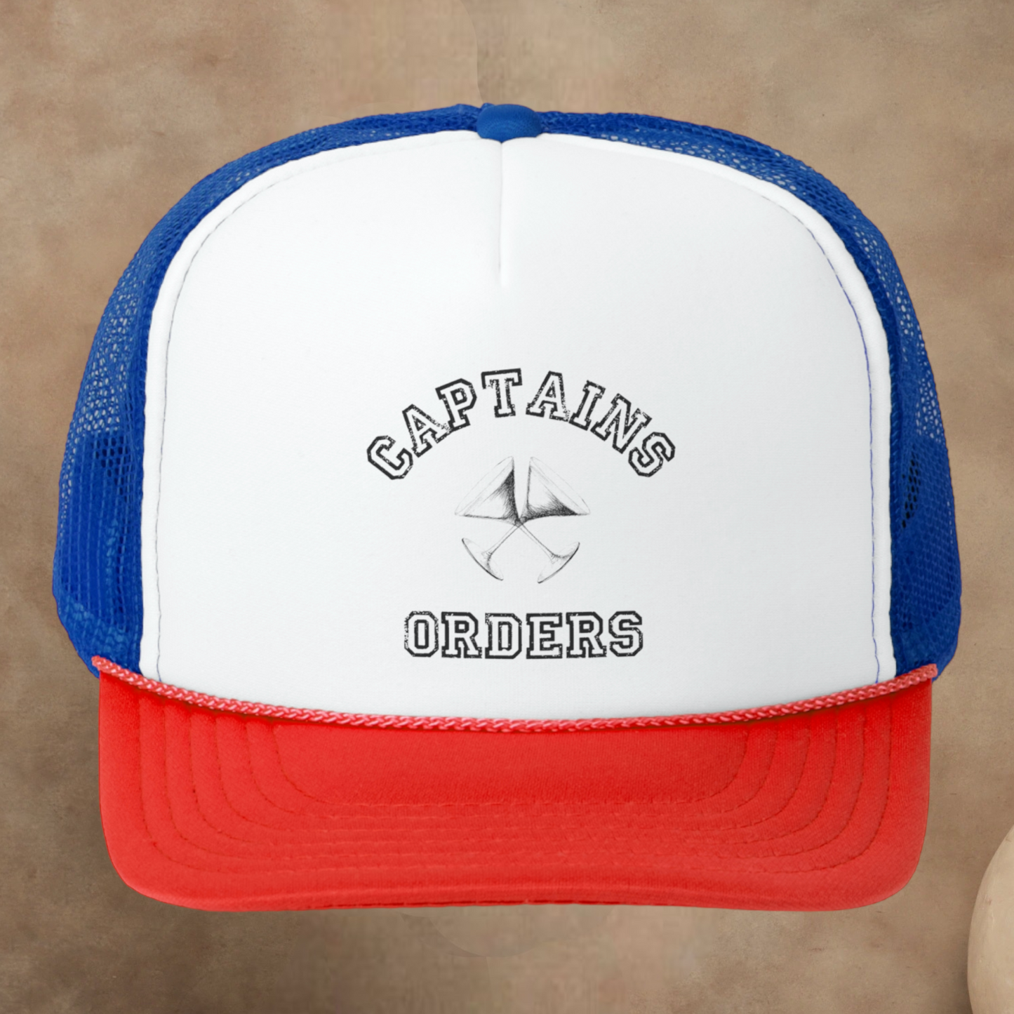 ORIGINAL CAPTAINS ORDERS TRUCKER HAT