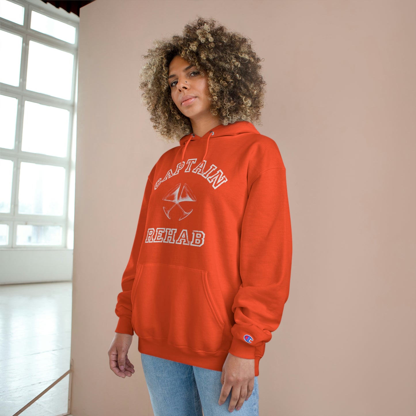 THE REAL CAPTAIN REHAB CHAMPION HOODIE