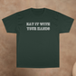 EAT IT WITH YOUR HANDS CHAMPION T-SHIRT