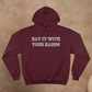 EAT IT WITH YOUR HANDS CHAMPION HOODIE