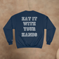 ORIGINAL CAPTAINS ORDERS - EAT IT WITH YOUR HANDS CHAMPION CREWNECK