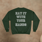 THE REAL CAPTAIN REHAB - EAT IT WITH YOUR HANDS CHAMPION CREWNECK