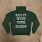 THE REAL CAPTAIN REHAB - EAT IT WITH YOUR HANDS CHAMPION HOODIE