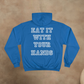 THE REAL CAPTAIN REHAB - EAT IT WITH YOUR HANDS CHAMPION HOODIE