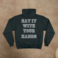 THE REAL CAPTAIN REHAB - EAT IT WITH YOUR HANDS CHAMPION HOODIE