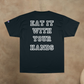 THE REAL CAPTAIN REHAB - EAT IT WITH YOUR HANDS CHAMPION T-SHIRT