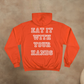 THE REAL CAPTAIN REHAB - EAT IT WITH YOUR HANDS CHAMPION HOODIE